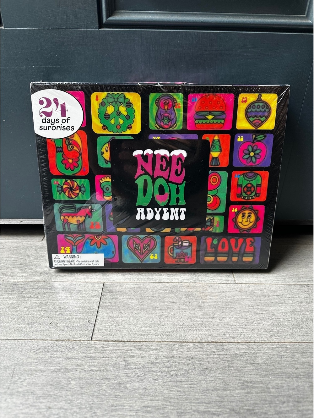 Nee Doh Advent Christmas Calendar 24 Days of Surprises Holiday Edition NEW